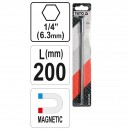 Prelungitor magnetic pentru biti Yato YT-04682, lungime 200 mm, Cr-V