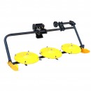 ProGARDEN Cositoare frontala rotativa cu 3 discuri pentru minitractoare Campo T18 G2, G2.1 - 6960270370309