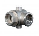 ProGARDEN Racord hidrofor cu supapa de sens,  5 cai, FE1xFI1xFI1xFI1/4xFI1/4, inox
