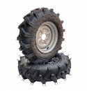 ProGARDEN Set roti complete profil agricol 6.00-12, 4 prezoane, RIM 4.50E