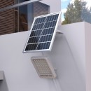 Proiector LED 150W cu panou solar monocristalin 25W, telecomanda si acumulator inclus Breckner Germany