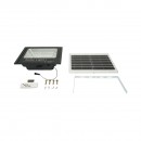 Proiector LED 200W, 6500K cu panou solar 12W, baterie LiFePO4 8000mAh si telecomanda IP67 Breckner Germany