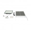 Proiector LED 200W, 6500K cu panou solar 15W, baterie LiFePO4 10000mAh si telecomanda IP67 Breckner Germany