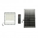 Proiector LED 200W, 6500K cu panou solar bifacial 20W, baterie 10000mAh si telecomanda IP66 Breckner Germany