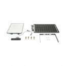 Proiector LED 200W, 6500K cu panou solar bifacial 20W, baterie 10000mAh si telecomanda IP66 Breckner Germany