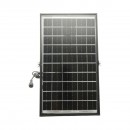 Proiector LED 200W, 6500K cu panou solar bifacial 20W, baterie 10000mAh si telecomanda IP66 Breckner Germany