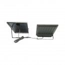 Proiector LED 300W, 6500K cu panou solar bifacial 30W, baterie 15000mAh si telecomanda IP66 Breckner Germany