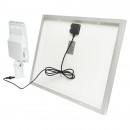 Proiector LED 30W cu panou solar si  baterie 3,2V/40Ah si suport articulat Breckner Germany