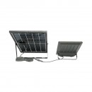Proiector LED 400W, 6500K cu panou solar bifacial 40W, baterie 20000mAh si telecomanda IP66 Breckner Germany