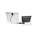 Proiector led de 200w cu panou solar 20W, baterie si telecomanda Breckner Germany