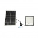 Proiector led de 300W, 6400K cu panou solar 30W, baterie si telecomanda Breckner Germany