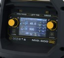 ProWELD MIG 500Y Sta?ie sudur? trifazat? 500A pentru O?el, Inox, Aluminiu, Font?, MIG/MAG sinergic, TIG Lift, MMA + derulator extern, bobin? 15kg, LCD dual