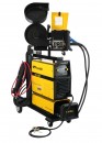 ProWELD MIG 500Y Sta?ie sudur? trifazat? 500A pentru O?el, Inox, Aluminiu, Font?, MIG/MAG sinergic, TIG Lift, MMA + derulator extern, bobin? 15kg, LCD dual