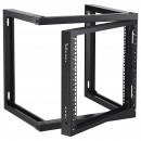 Rack metalic de perete 9U, 530 x 450 x 520 mm, Adancime 18 inch, Otel carbon