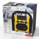 Radio portabil ipx54 bt, aux ad 1911 adler