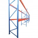 Raft depozitare paleti pe 4 niveluri, 29.7m lungime, 1m adancime, 3.2m inaltime, capacitate 132 paleti (12x11)