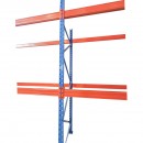 Raft depozitare paleti pe 4 niveluri, 29.7m lungime, 1m adancime, 3.2m inaltime, capacitate 132 paleti (12x11)