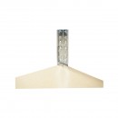 Raft metalic cu 5 polite MDF, 180x100x40cm, 250kg/polita, montaj fara suruburi, galvanizat