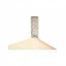 Raft metalic cu 5 polite MDF, 180x120x45cm, 175kg/polita, montaj fara suruburi, galvanizat