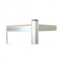 Raft metalic cu 5 polite MDF, 180x120x50cm, 300kg/polita, montaj fara suruburi, galvanizat