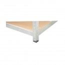 Raft metalic cu 5 polite MDF, 180x120x60cm, 175kg/polita, montaj fara suruburi, galvanizat