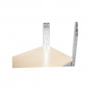 Raft metalic cu 5 polite MDF, 180x90x50cm, 175kg/polita, montaj fara suruburi, galvanizat