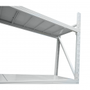 Raft metalic depozitare 5 nivele 200x60x250cm, 300 kg/polita, gri Breckner Germany
