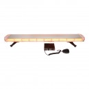 Rampa luminoasa girofar 12V cu 22 module lumina galbena si sonor integrat 1180x210x68mm Breckner Germany