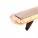 Rampa luminoasa girofar 12V cu 22 module lumina galbena si sonor integrat 1180x210x68mm Breckner Germany