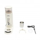 Rasnita electrica de cafea portabila cu acumulator 2600mAh, 110W, reglaj macinare 60 trepte, bavuri conica 41mm, afisaj digital touch, reincarcabila USB Type-C