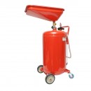 Recuperator de ulei 80L cu palnie si sistem de golire pneumatic