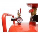 Recuperator de ulei 80L cu palnie si sistem de golire pneumatic