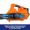 Redback E435C Suflanta frunze acumulatori 40V, 11 mc/min, 54m/s, solo