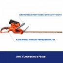 Redback E522D Trimer gard viu acumulatori 40V, 560mm, 22mm, solo