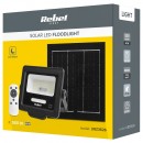 Reflector led 60w 6800 panou solar 6w telecomanda rebel