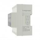 Releu digital trifazic 4P 63A 230V pentru monitorizare si protectie subtensiune, supratensiune Longroad