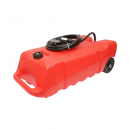 Rezervor motorina mobil 53L cu pompa transfer electrica 12V, 70W, baterie Li-ion, debit 6L/min, furtun 3m si pistol Breckner Germany