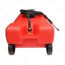 Rezervor motorina mobil 53L cu pompa transfer electrica 12V, 70W, baterie Li-ion, debit 6L/min, furtun 3m si pistol Breckner Germany