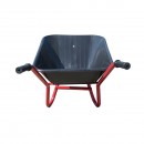 Roaba cuva plastic 80L cu roata pneumatica 400/8 si cadru metalic THOR