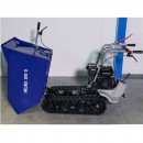 Roaba electrica cu senile Helios 320 D, Motor benzina 6.5 CP, max 320 kg, Basculabila, 6 viteze, 4.9 km/h