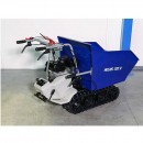 Roaba electrica cu senile Helios 320 D, Motor benzina 6.5 CP, max 320 kg, Basculabila, 6 viteze, 4.9 km/h