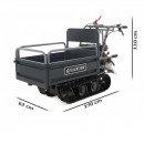 Roaba electrica cu senile TB 3250 E, Motor benzina 6.5 CP, max 320 kg, Basculabila, 8 trepte, 4.9 km/h, Obloane detasabile
