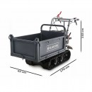 Roaba electrica cu senile TB 3250 F, Motor benzina 6.5 CP, max 320 kg, Basculabila, 8 trepte, 4.9 km/h, Obloane inalte detasabile
