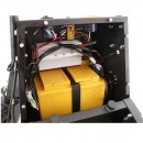 Roaba electrica Geotech e500, 1 kW, 48 V, 20 Ah, viteza 5 km/h, capacitate 500 kg, basculabila electric
