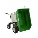 Roaba electrica GreenBay, 1 kW, 48 V, 20 Ah, viteza 5 km/h, capacitate 500 kg, basculabila hidraulic