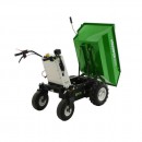 Roaba electrica GreenBay, 1 kW, 48 V, 20 Ah, viteza 5 km/h, capacitate 500 kg, basculabila hidraulic