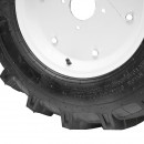 Roata completa 600/12 R1 10PR crampon cu janta alba 