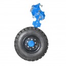 Roata cu brat, anvelopa industriala 650/10 pentru plug reversibil hidraulic
