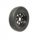 Roata cu janta 4 gauri pentru remorca (165/70R13)