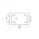 Roata de sprijin remorca automata cu suport tip B 200X60mm, sarcina 680Kg